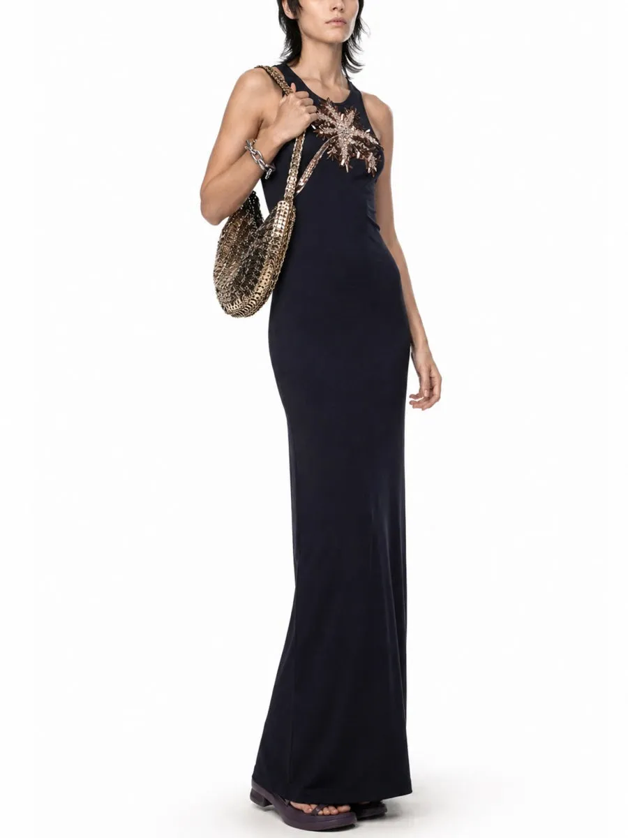 Abito Con Dettaglio Palma In Paillettes sold by Wanan Luxury product image thumbnail 2