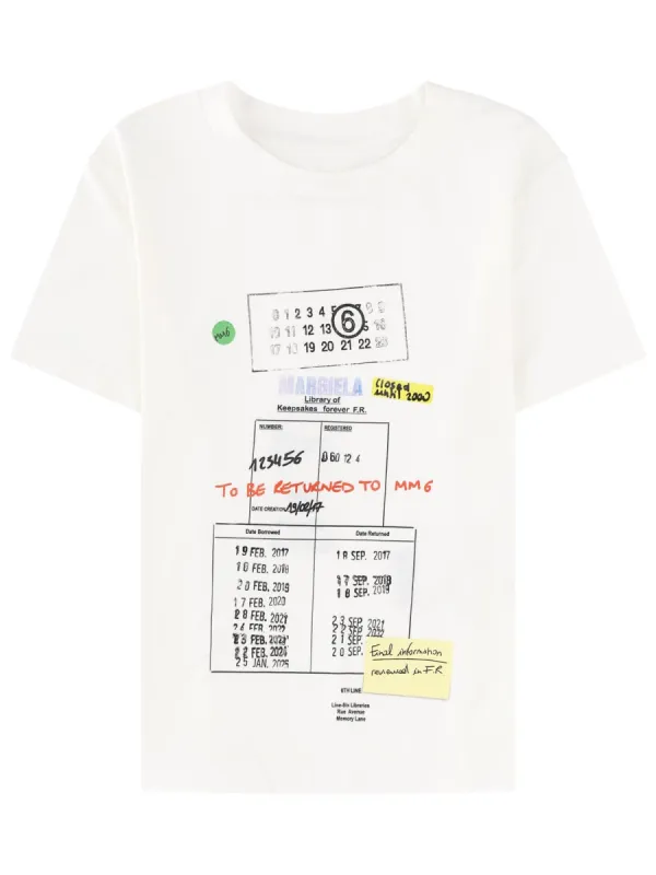 T-Shirt Con Stampa made by Maison Margiela