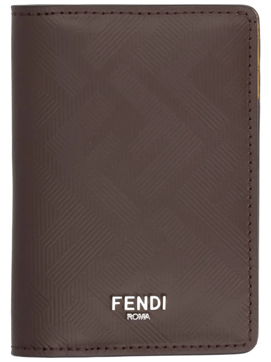 Card Holder "Squared Ff" sold by Wanan Luxury