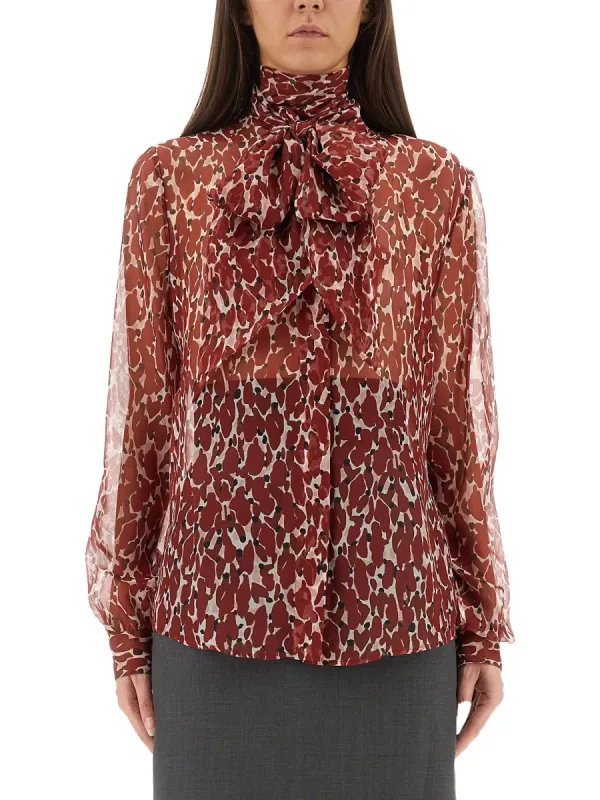 Printed Silk Shirt made by Yves Saint Laurent