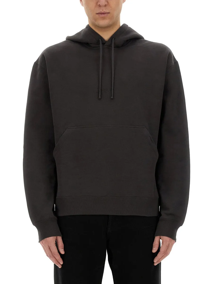 Hooded Sweatshirt With Logo sold by Wanan Luxury