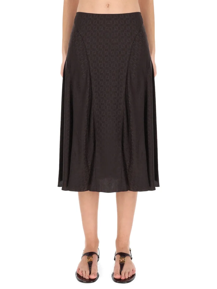 Ff Silk Skirt sold by Wanan Luxury product image thumbnail 5