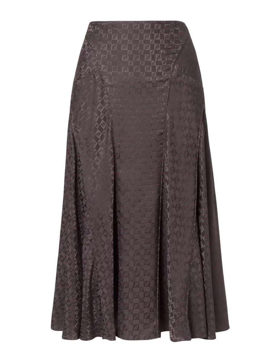 Ff Silk Skirt sold by Wanan Luxury