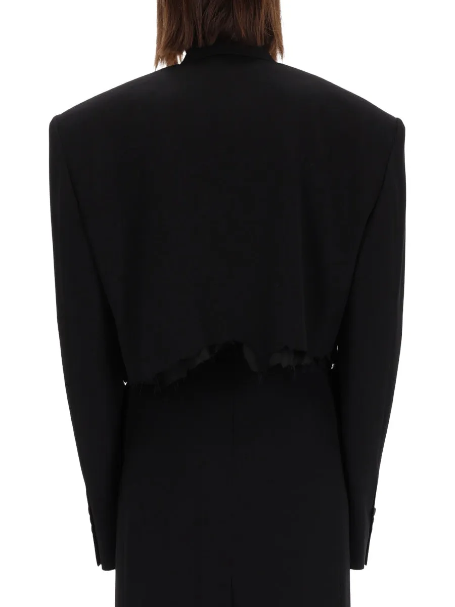 Single Breasted Cut Off Jacket sold by Wanan Luxury product image thumbnail 3