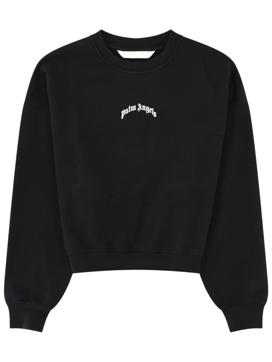 Felpa Crop Con Logo sold by Wanan Luxury
