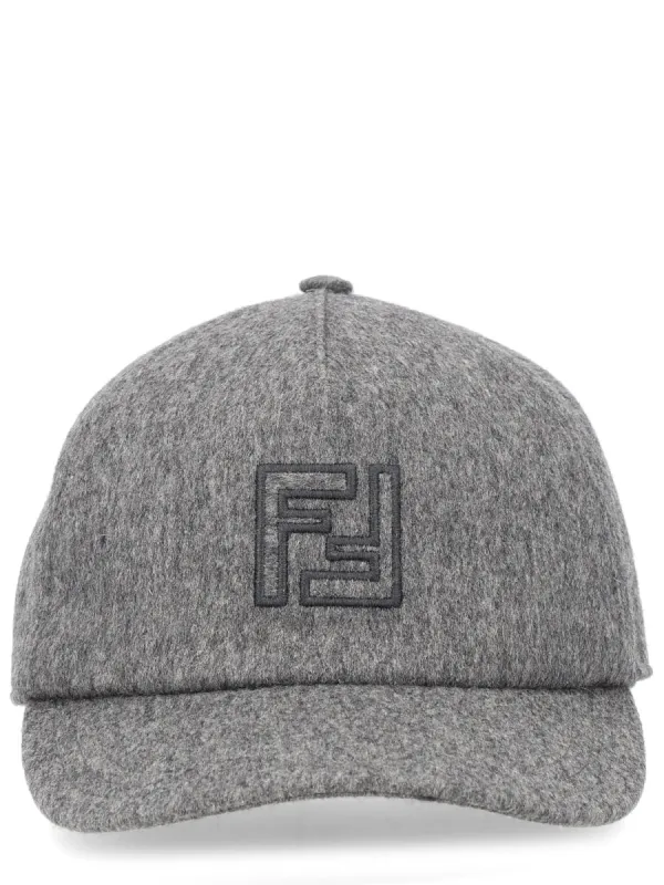 Wool And Cashmere Baseball Hat made by Fendi