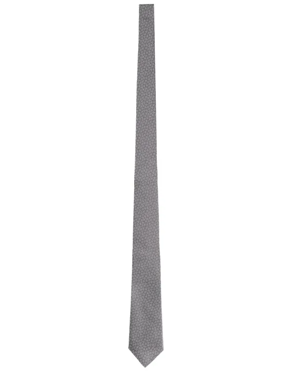 Silk Tie With Clamps made by Gucci