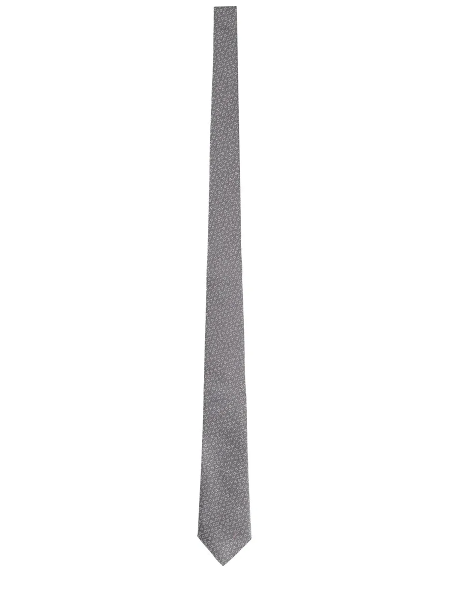 Silk Tie With Clamps sold by Wanan Luxury
