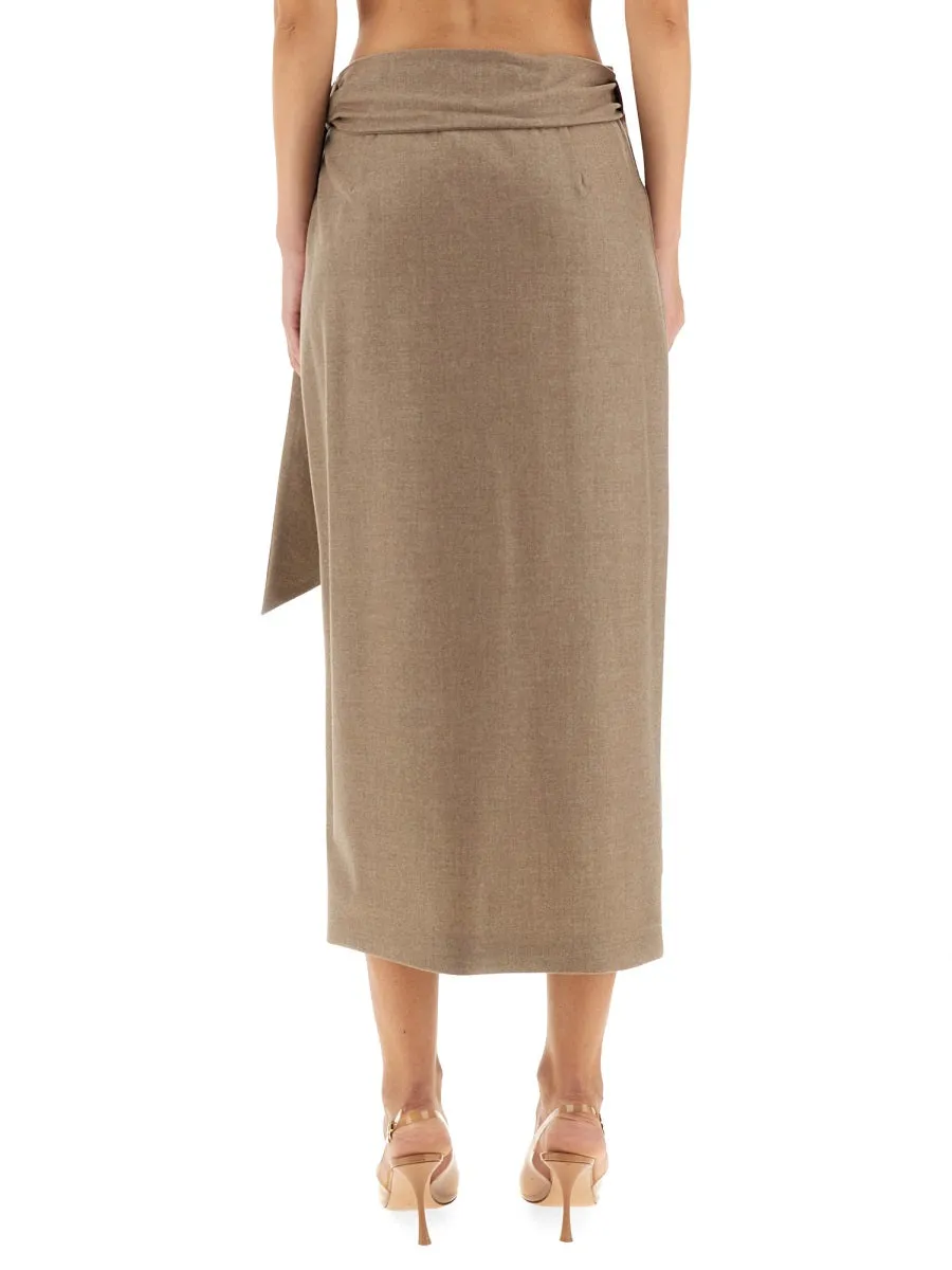 "Bingo" Wrap Skirt sold by Wanan Luxury product image thumbnail 4