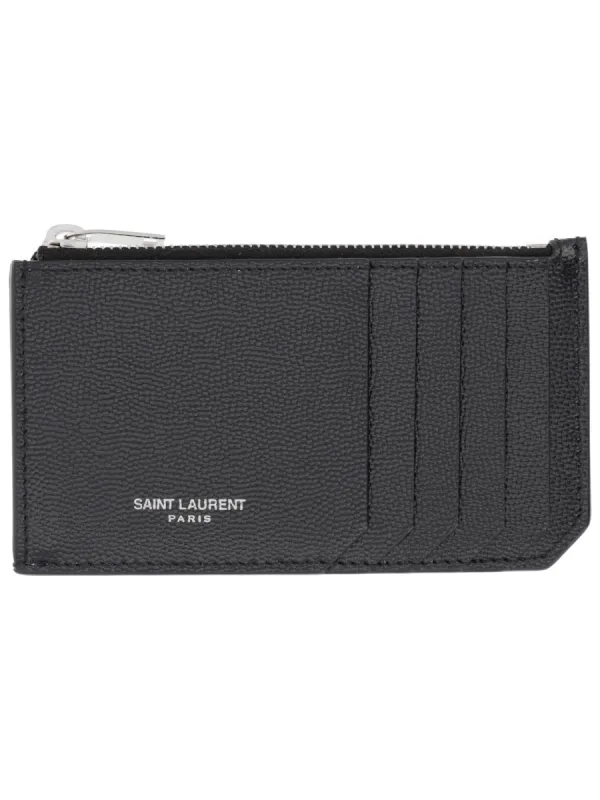 Zippered Card Holder made by Yves Saint Laurent