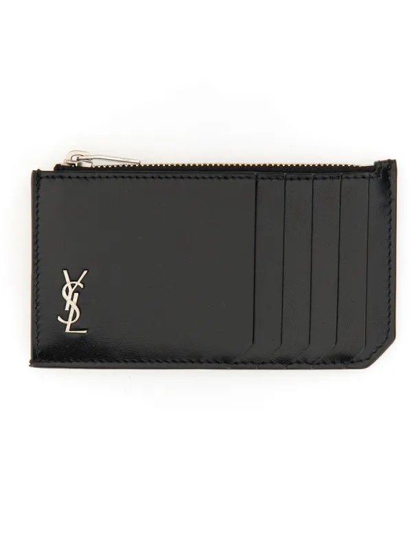 Leather Card Holder made by Yves Saint Laurent