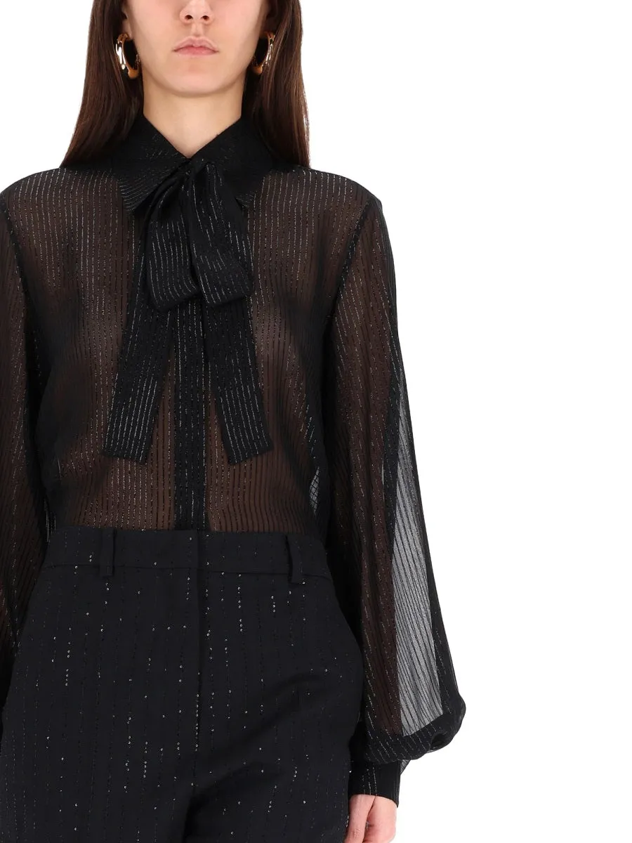 Blouse With Bow sold by Wanan Luxury product image thumbnail 3