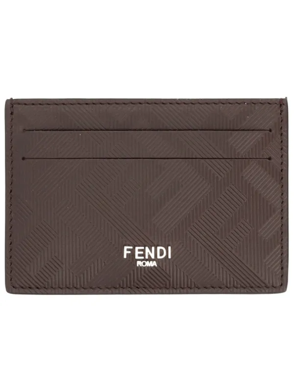 Leather Card Holder made by Fendi