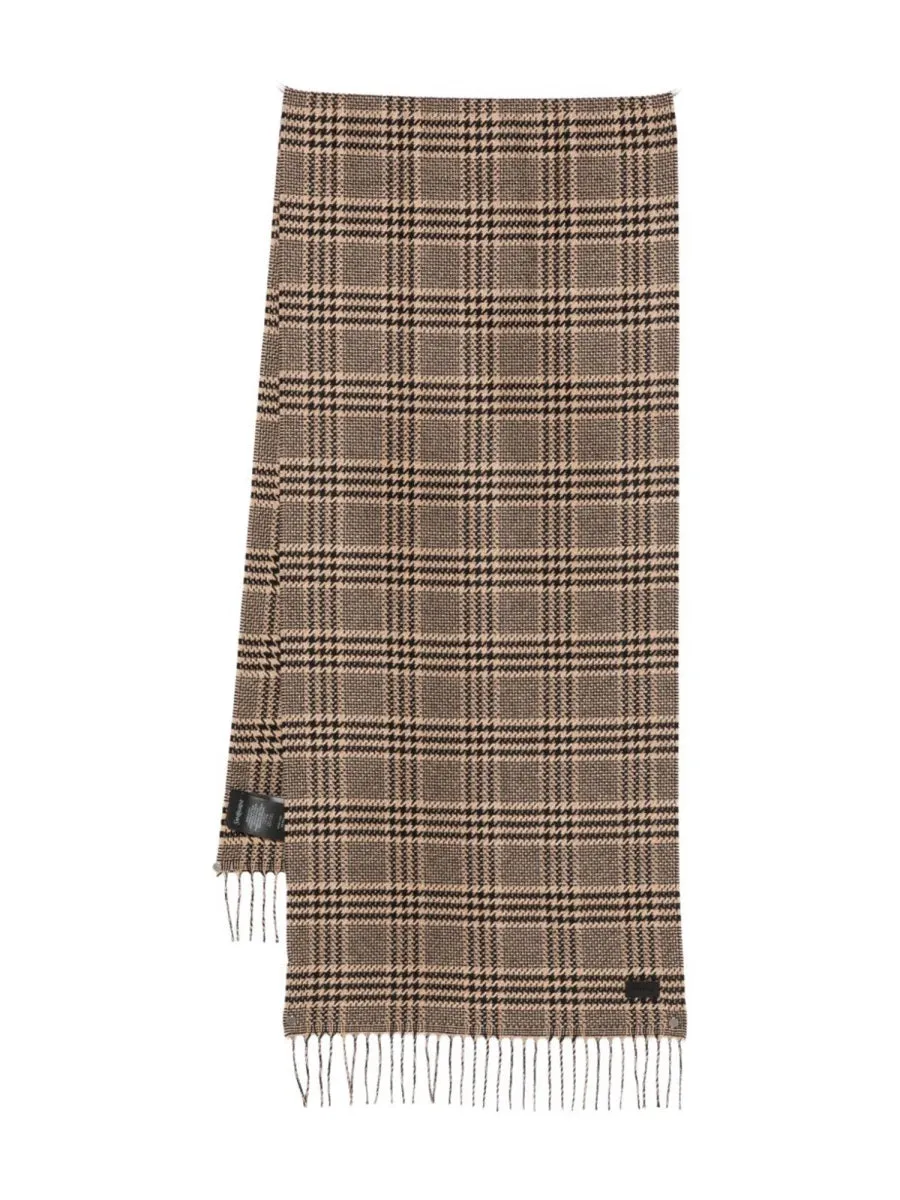 Prince Of Wales Pattern Silk Scarf sold by Wanan Luxury product image thumbnail 4