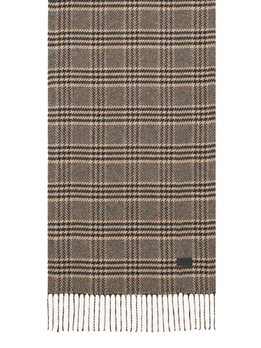 Prince Of Wales Pattern Silk Scarf sold by Wanan Luxury product image thumbnail 2