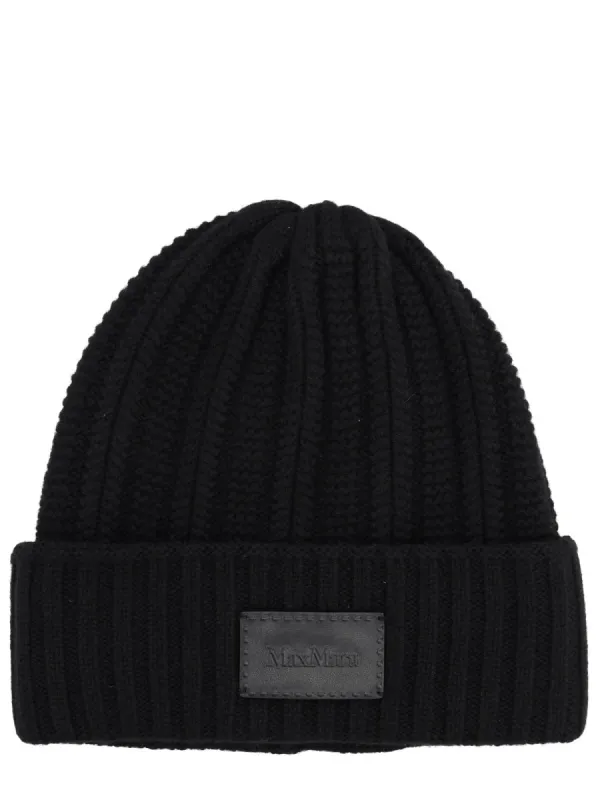 Cashmere Cap With Logo made by MaxMara