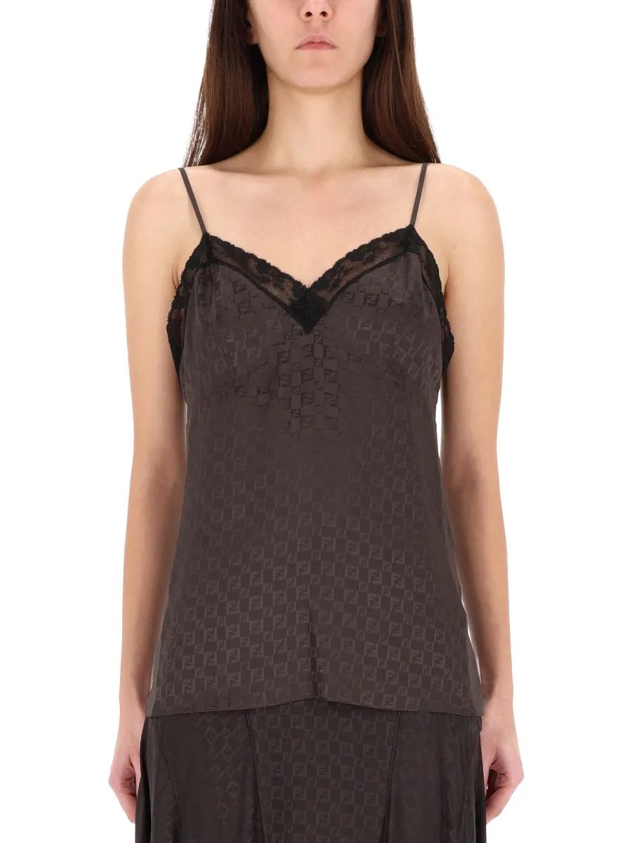 "Jacquard Ff" Top sold by Wanan Luxury product image thumbnail 4