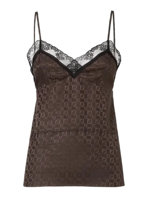 "Jacquard Ff" Top made by Fendi