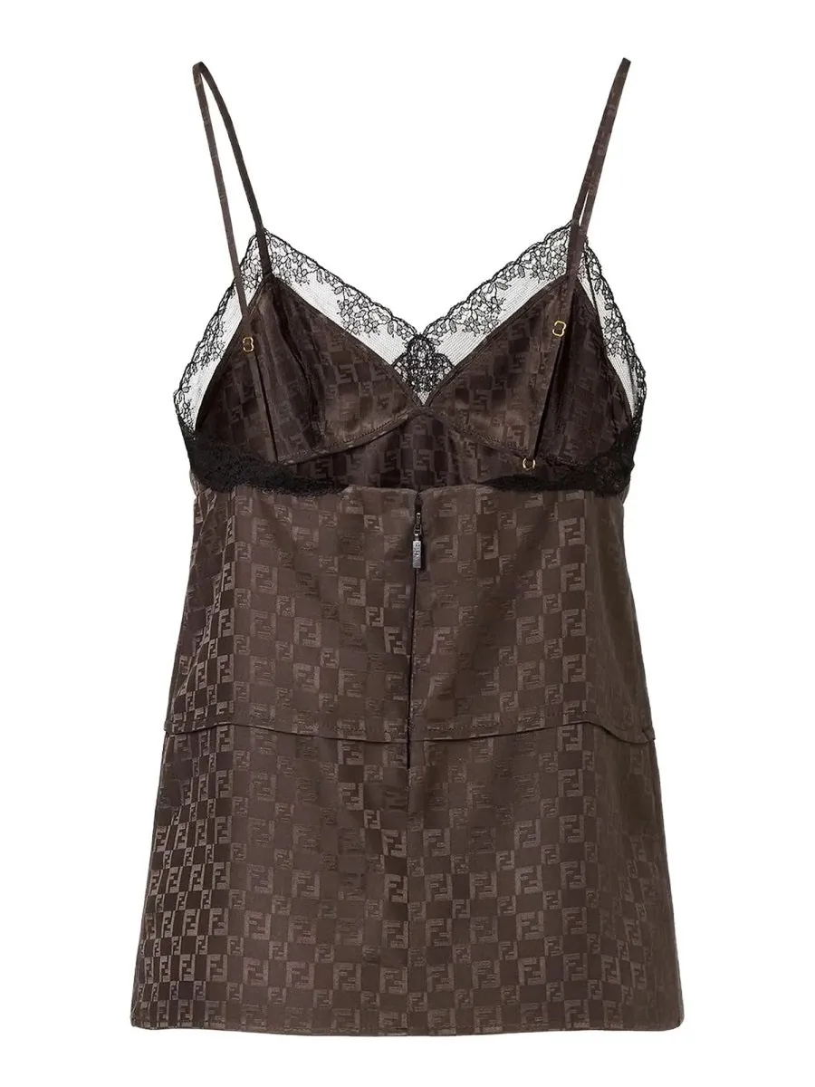 "Jacquard Ff" Top sold by Wanan Luxury product image thumbnail 2