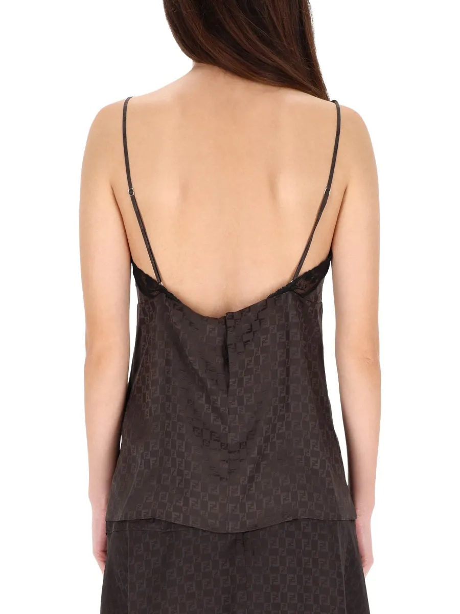 "Jacquard Ff" Top sold by Wanan Luxury product image thumbnail 3