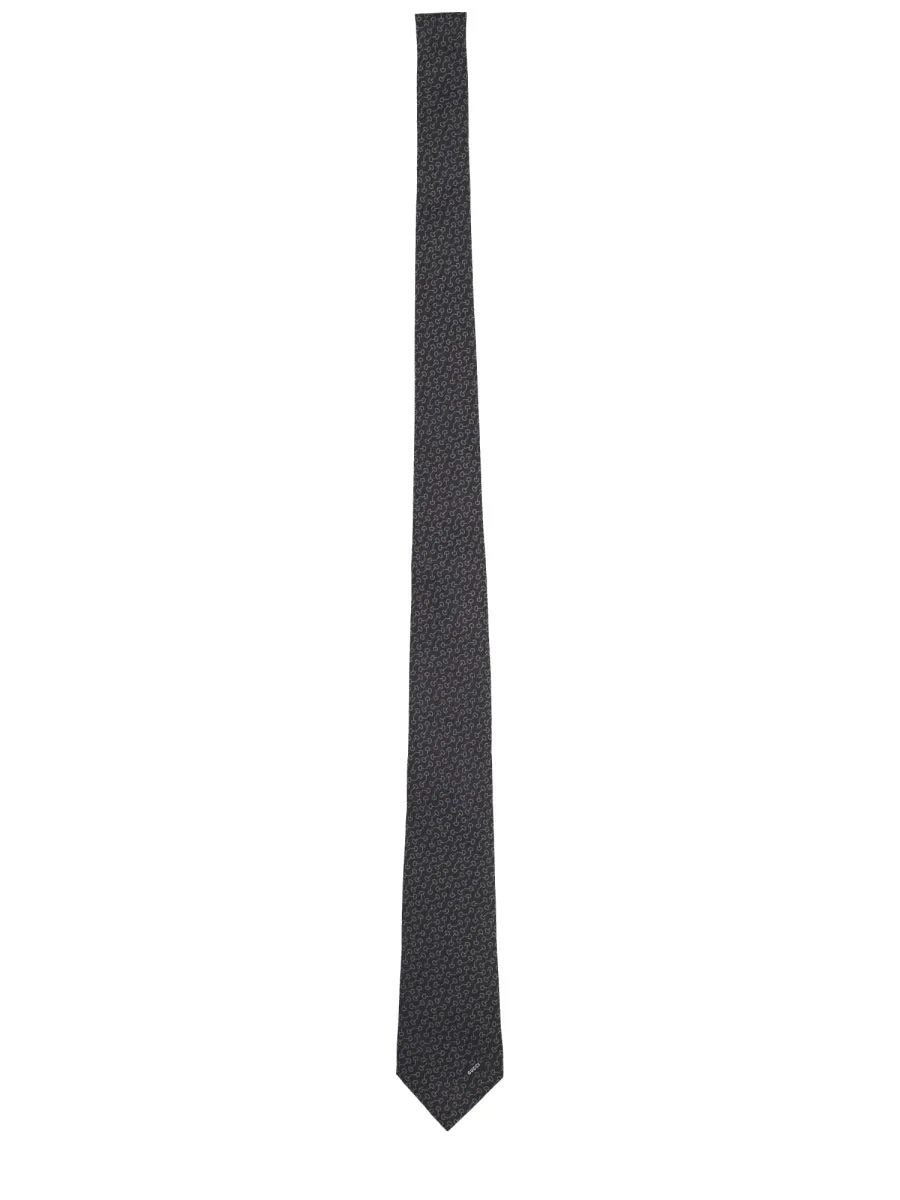 Silk Tie With Clamps sold by Wanan Luxury