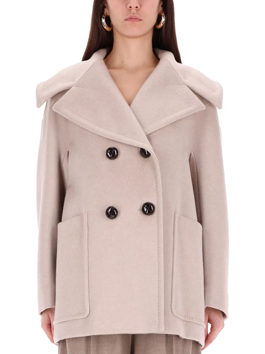 Double-Breasted Coat "Mario" sold by Wanan Luxury
