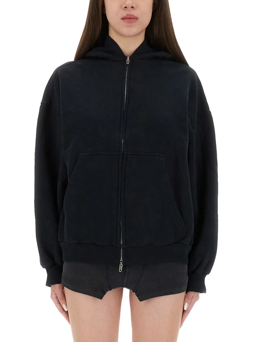 "Flipped" Zippered Sweatshirt sold by Wanan Luxury