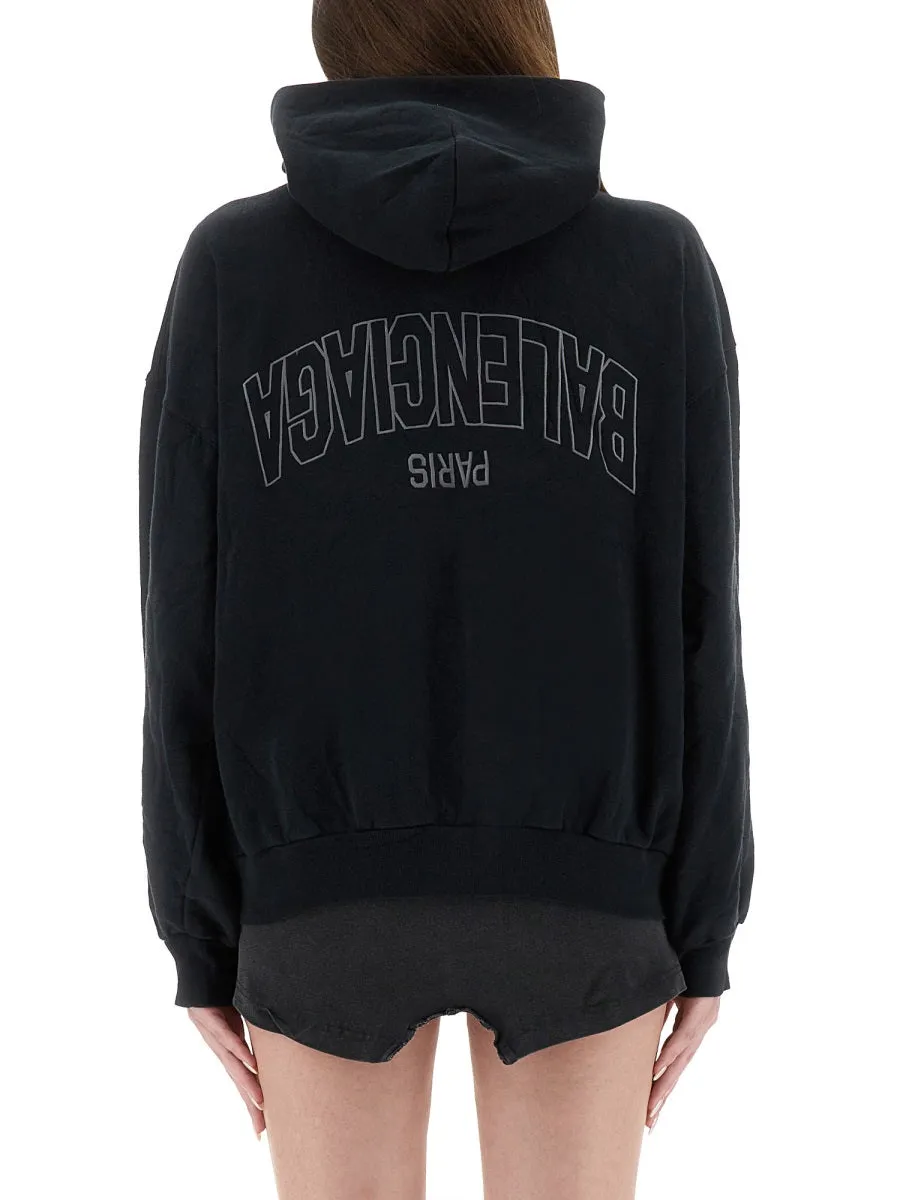 "Flipped" Zippered Sweatshirt sold by Wanan Luxury product image thumbnail 5