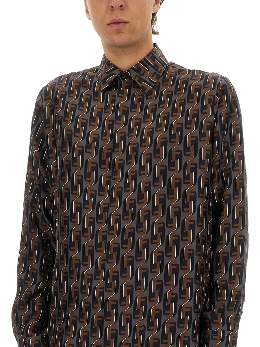 Printed Silk Shirt sold by Wanan Luxury product image thumbnail 4