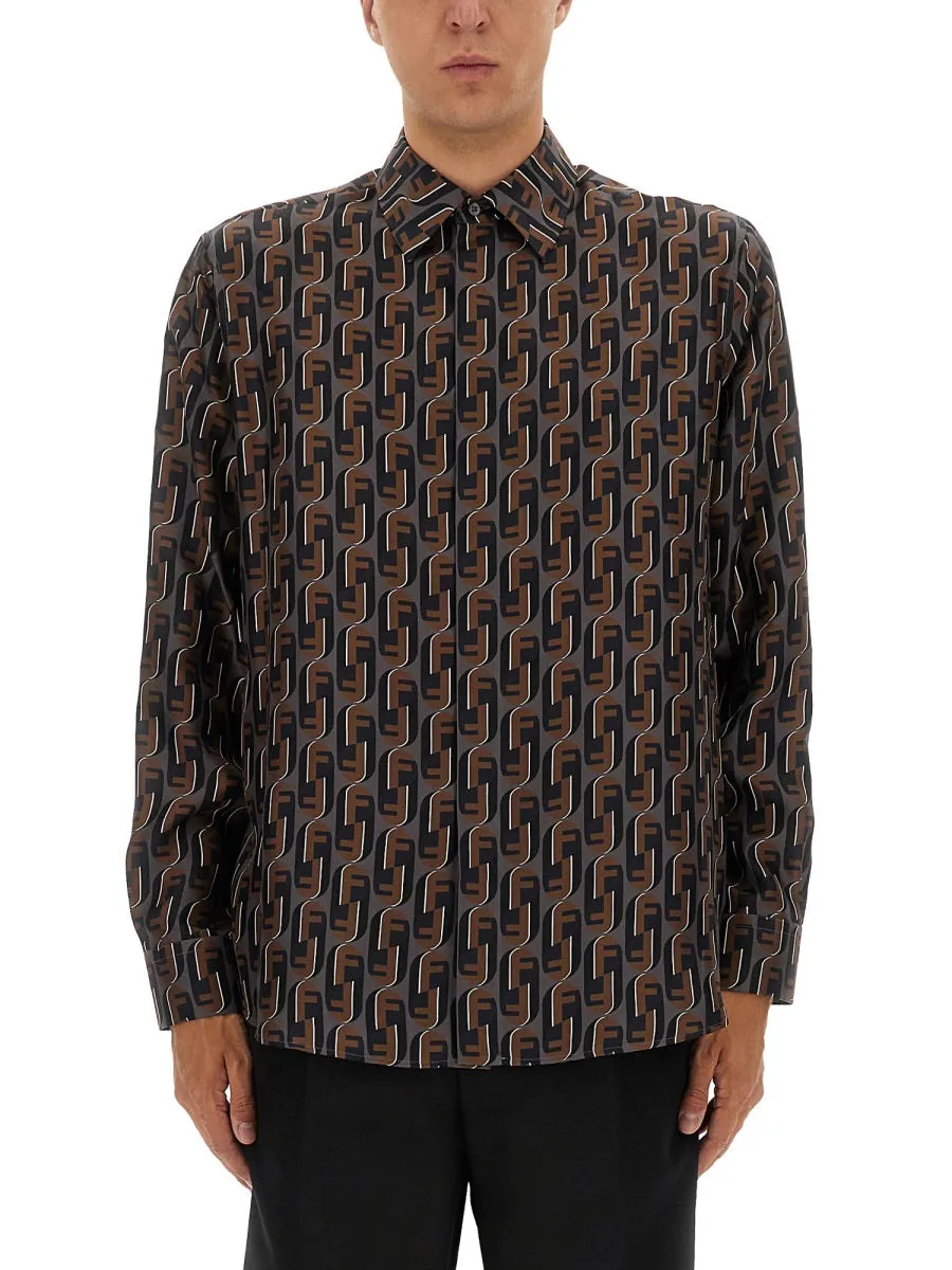 Printed Silk Shirt sold by Wanan Luxury