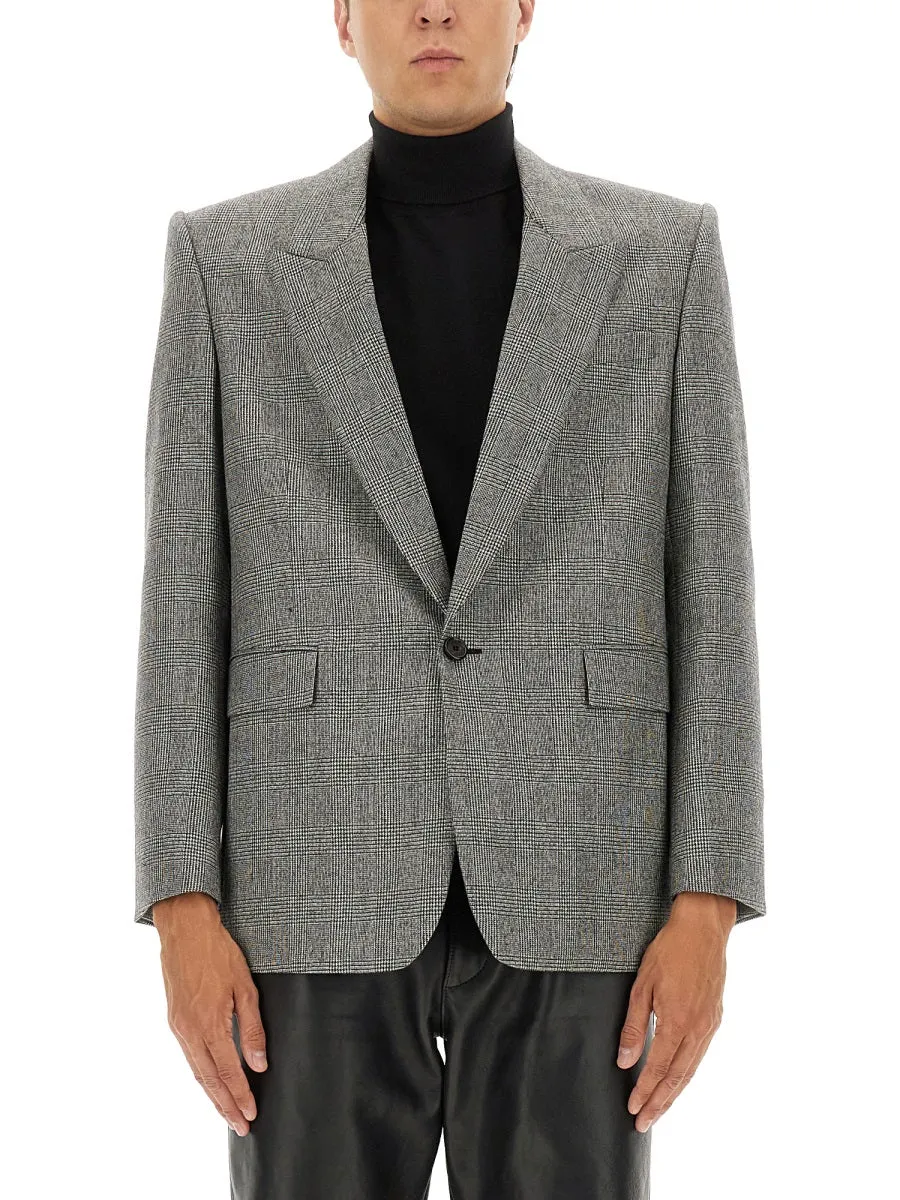 Single-Breasted Wool Flannel Jacket sold by Wanan Luxury