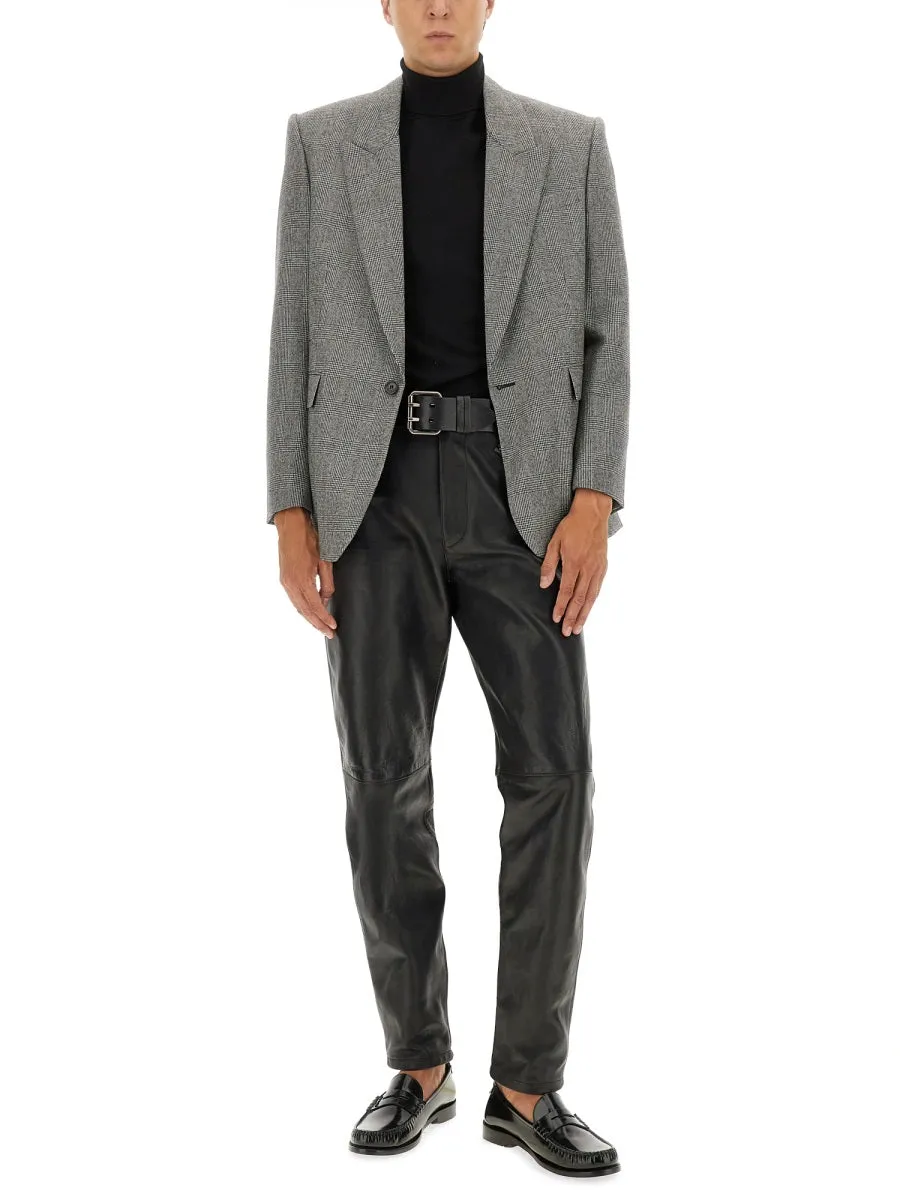 Single-Breasted Wool Flannel Jacket sold by Wanan Luxury product image thumbnail 2