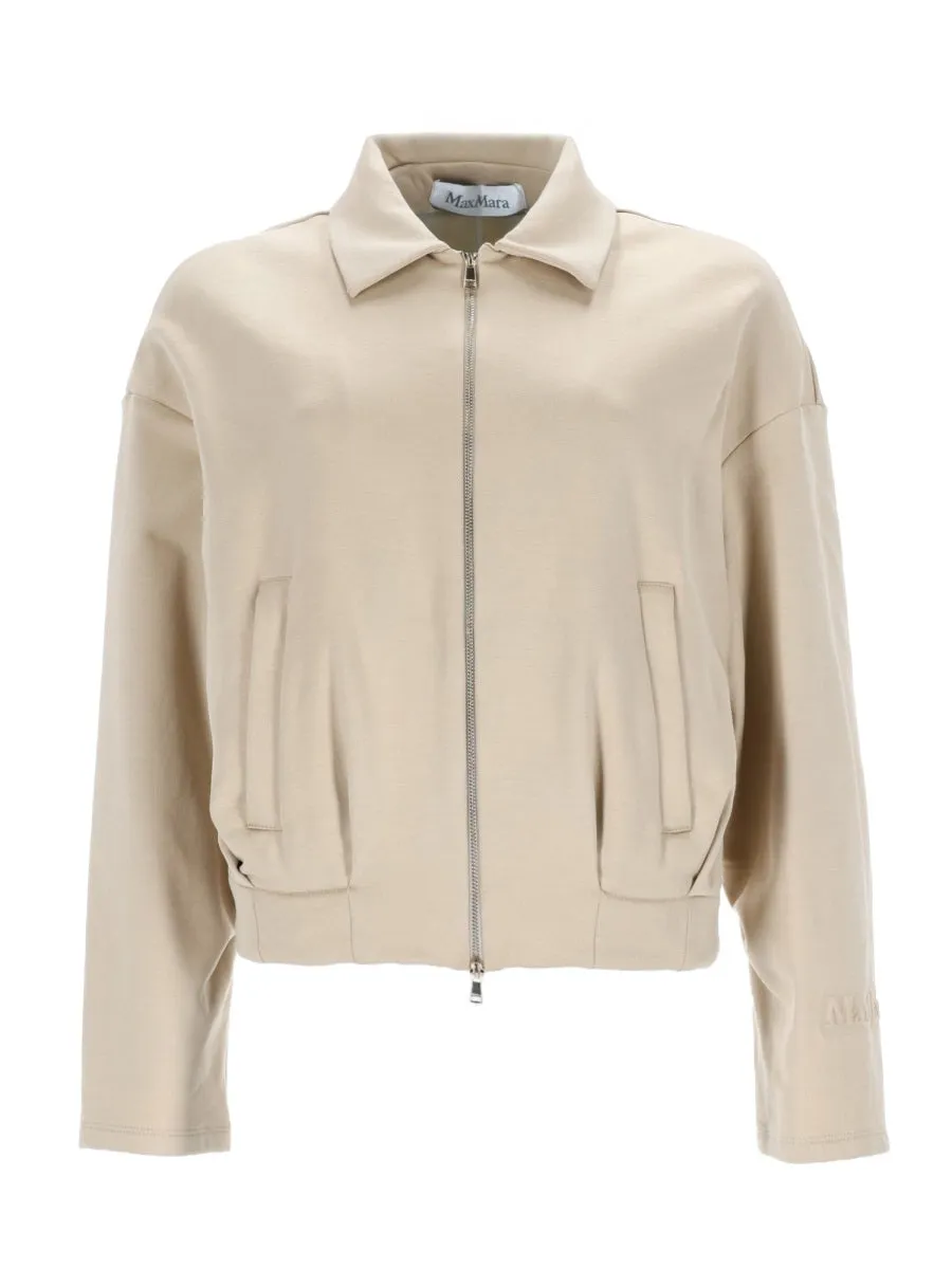 Silk And Cotton Crop Sweatshirt sold by Wanan Luxury