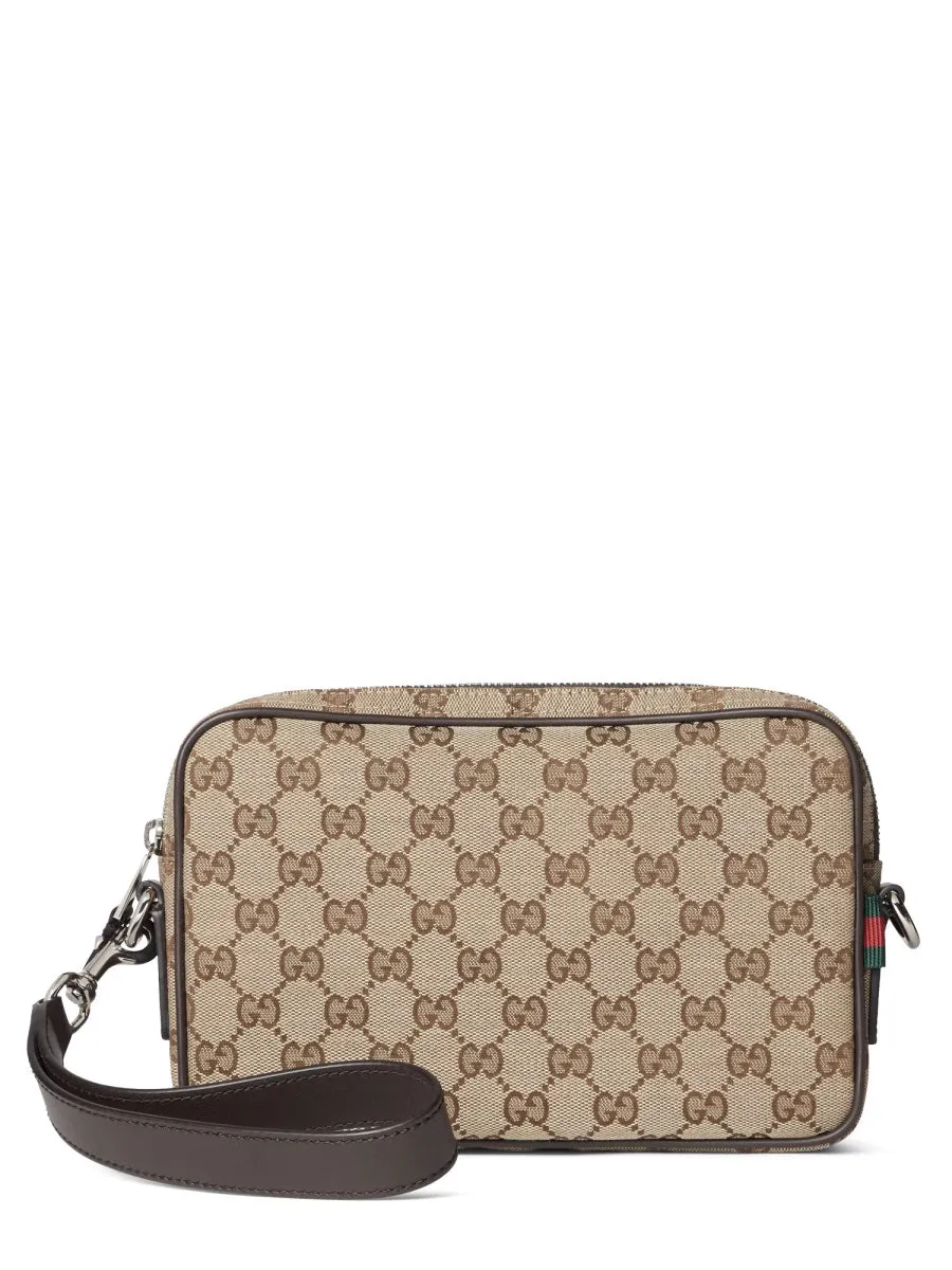 Fabric Shoulder Bag "Gg" Small sold by Wanan Luxury