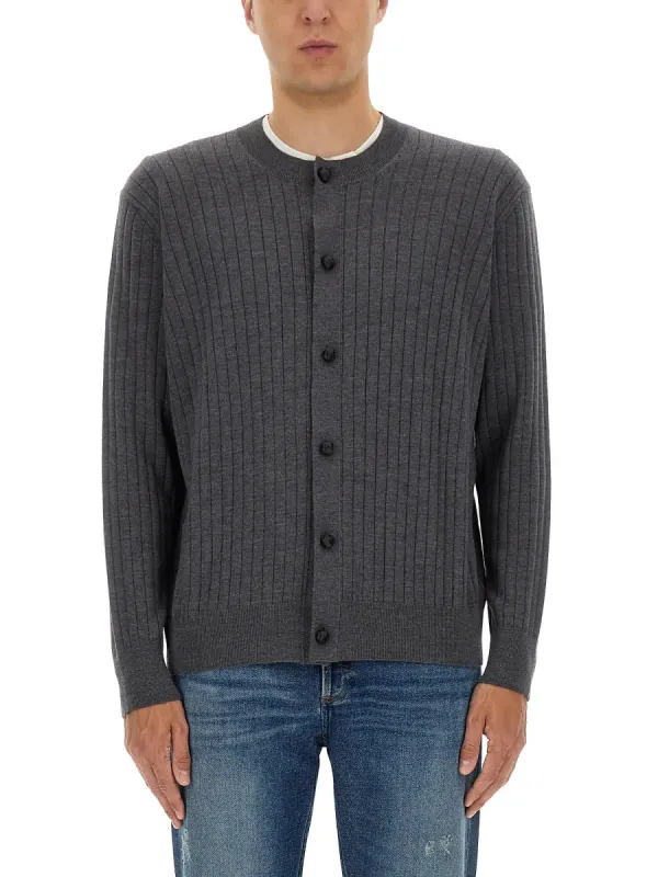 Ribbed Wool Cardigan made by Bottega Veneta
