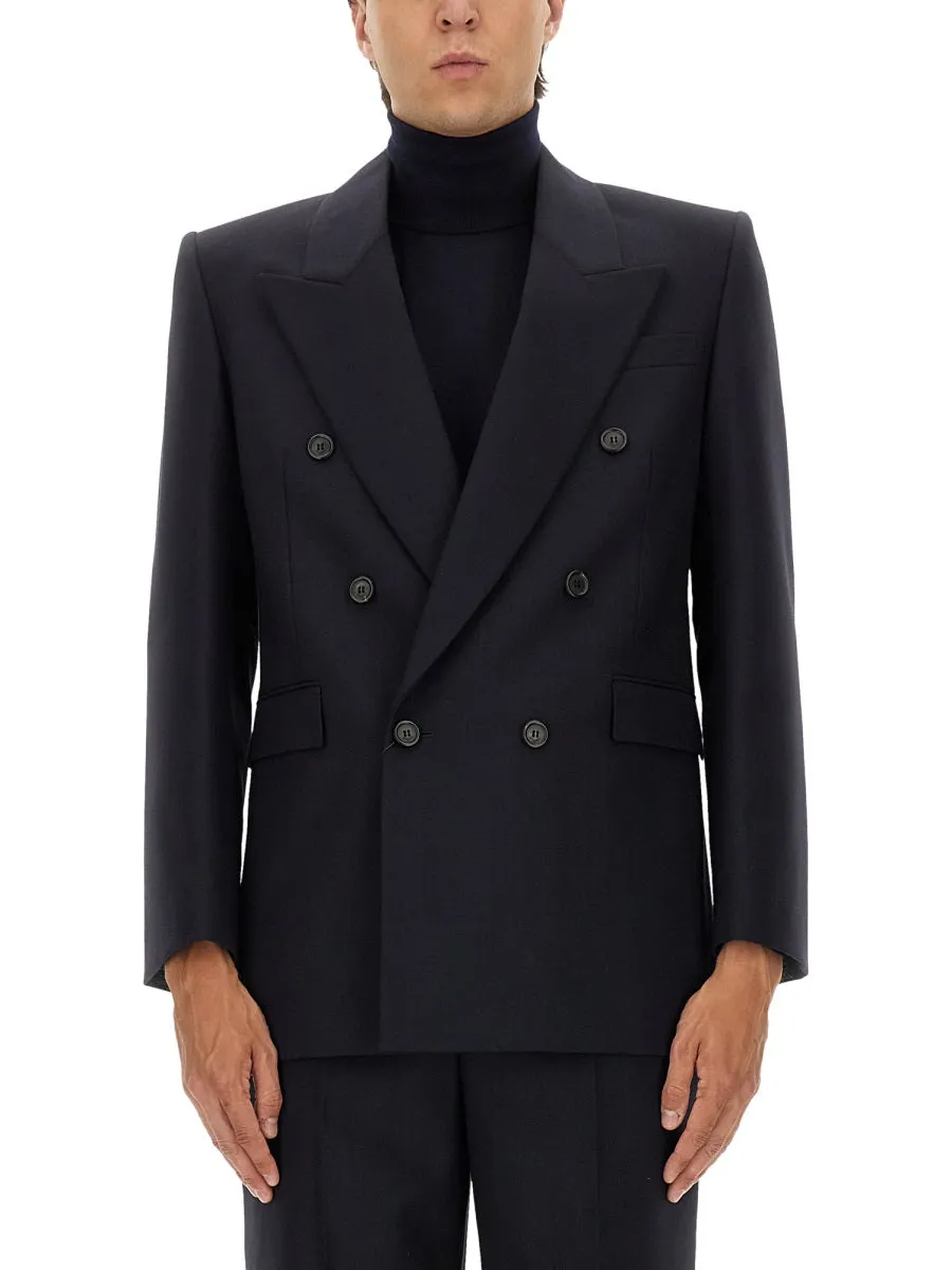 Double-Breasted Wool Jacket sold by Wanan Luxury