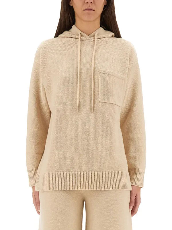 Liana" Hooded Sweater made by MaxMara