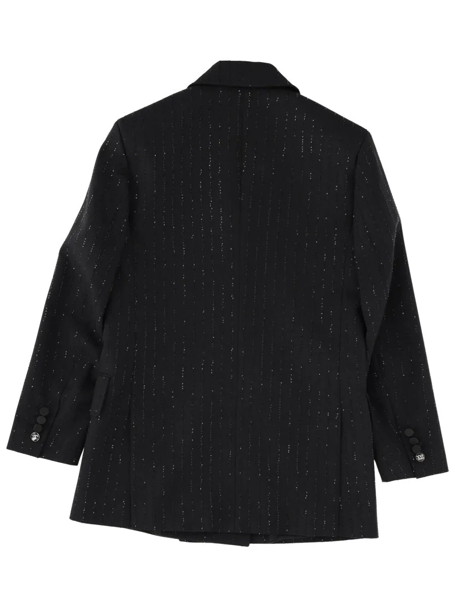 Double-Breasted Jacket With Rhinestone Details sold by Wanan Luxury product image thumbnail 3