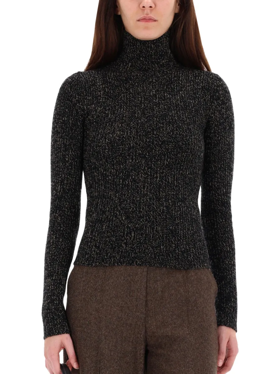 Wool And Cashmere Mouliné Turtleneck sold by Wanan Luxury product image thumbnail 4
