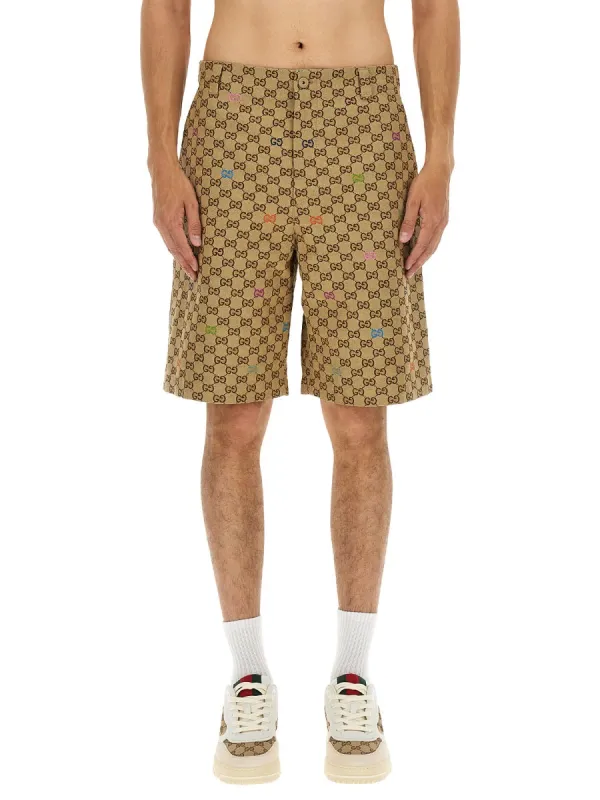 Fabric Shorts Gg made by Gucci