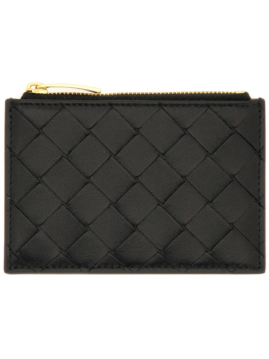 "Woven" Card Holder With Zipper sold by Wanan Luxury