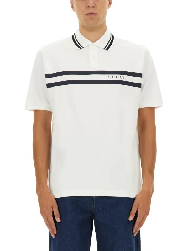 Cotton Pique Polo Shirt made by Gucci