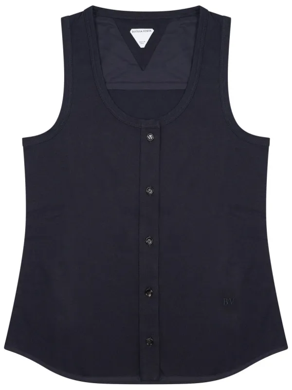 Top With Buttons made by Bottega Veneta