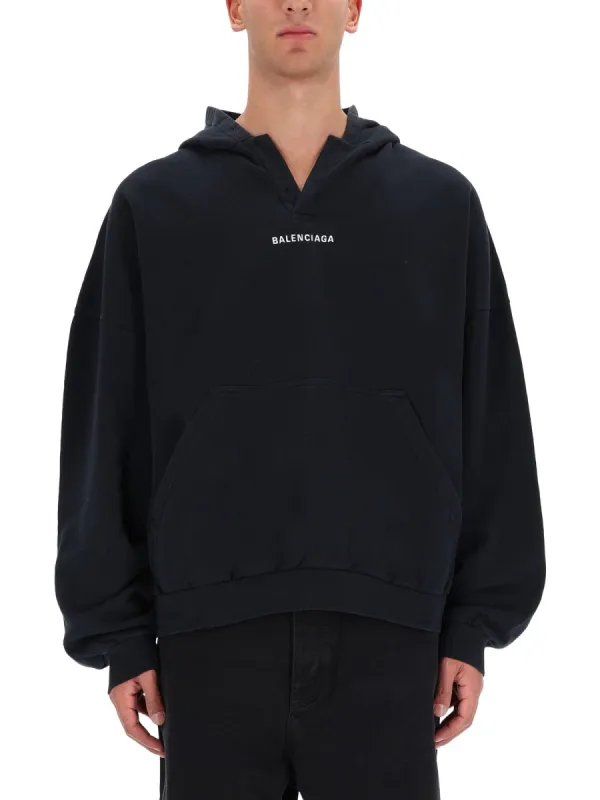 Sweatshirt With Logo made by Balenciaga