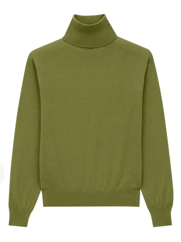 Cashmere, Wool And Silk Turtleneck Pullover made by Yves Saint Laurent