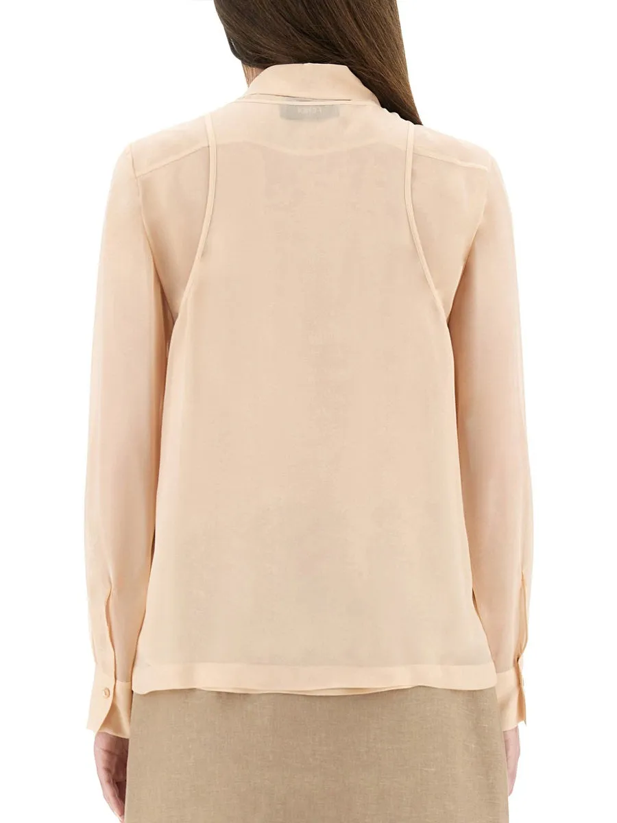 Embroidered Georgette Top sold by Wanan Luxury product image thumbnail 4