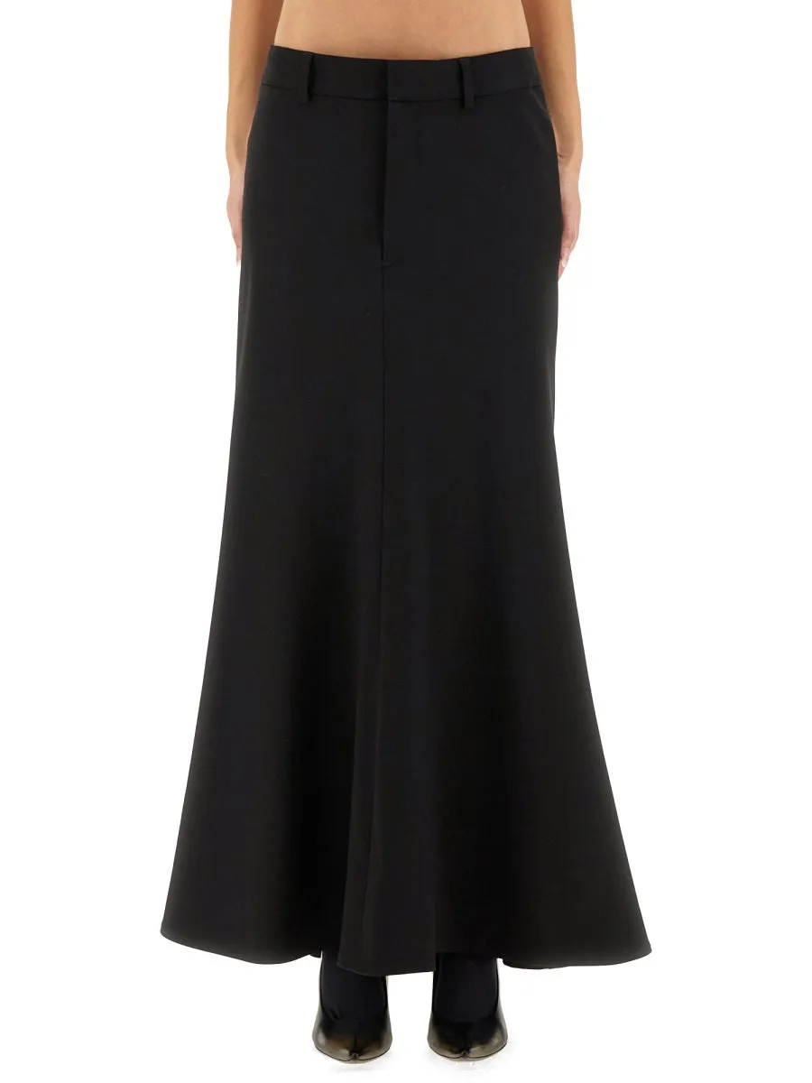 "Godet" Maxi Skirt sold by Wanan Luxury