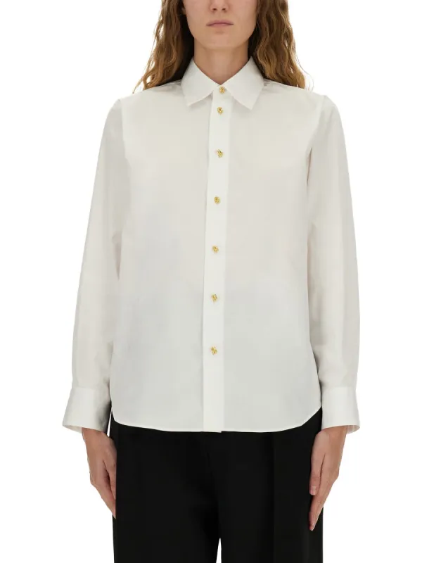 Cotton Poplin Shirt made by Bottega Veneta