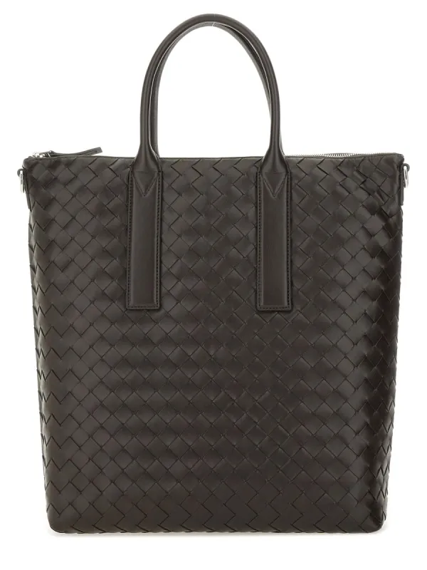 "North-South" Woven Tote Bag made by Bottega Veneta