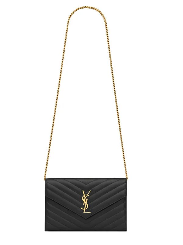 "Cassandre" Clutch Bag With Chain made by Yves Saint Laurent